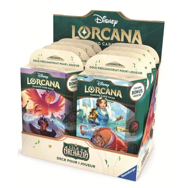 Disney Lorcana : Deck de Démarrage La Belle et La Bête Chapitre 7 – L’Île d’Archazia FR