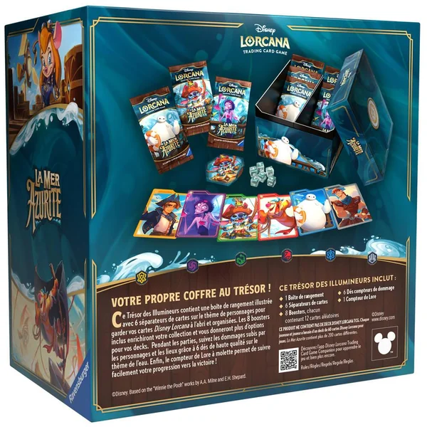 DISNEY LORCANA SET 6 - TRESOR DES ILLUMINEURS LA MER AZURITE