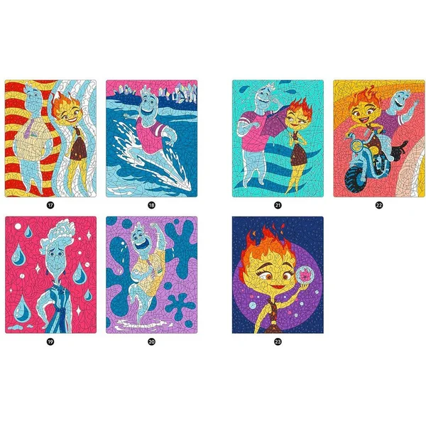 DISNEY PRINCESSES - ELEMENTAIRE - COLORIAGES MAGIQUES - MYSTERES