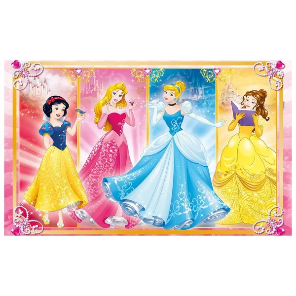 DISNEY PRINCESSES - PUZZLE SUPERCOLOR 2 X 60 PIECES