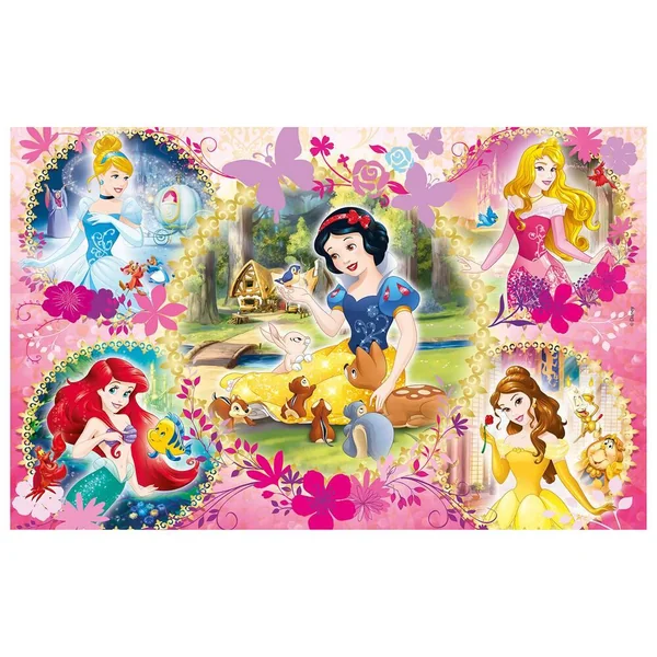 DISNEY PRINCESSES - PUZZLE SUPERCOLOR 2 X 60 PIECES