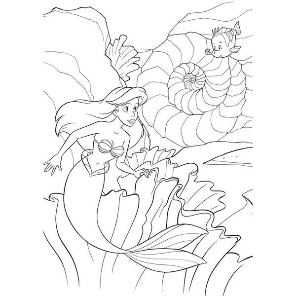 DISNEY TEENS - ATELIER DE COLORIAGES - SOUS L'OCEAN