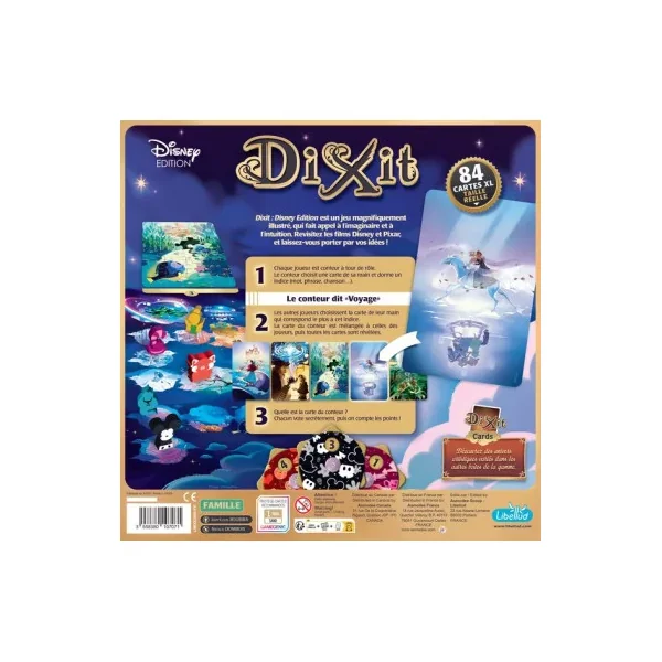 Dixit Disney | Le Jeu d'Imagination aux Couleurs de Disney 8 ans+