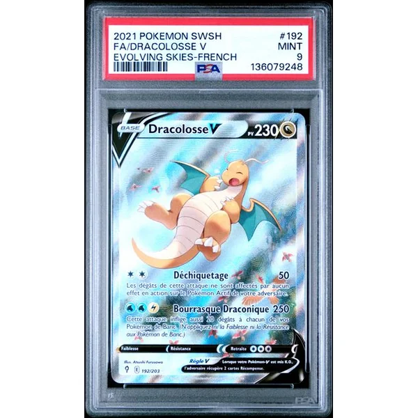 Dracolosse V Alternative 192/203 EB7 Évolution Celeste – PSA 9