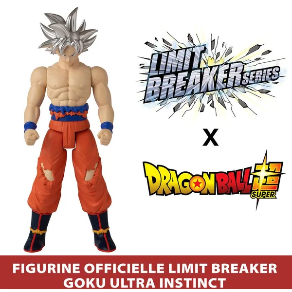 DRAGON BALL SUPER FIGURINE GEANTE 30 CM LIMIT BREAKER ULTRA INSTINCT GOKU