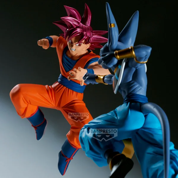 Dragon Ball Super - Figurine Son Goku Super Saiyan God (vs Beerus) - Match Makers