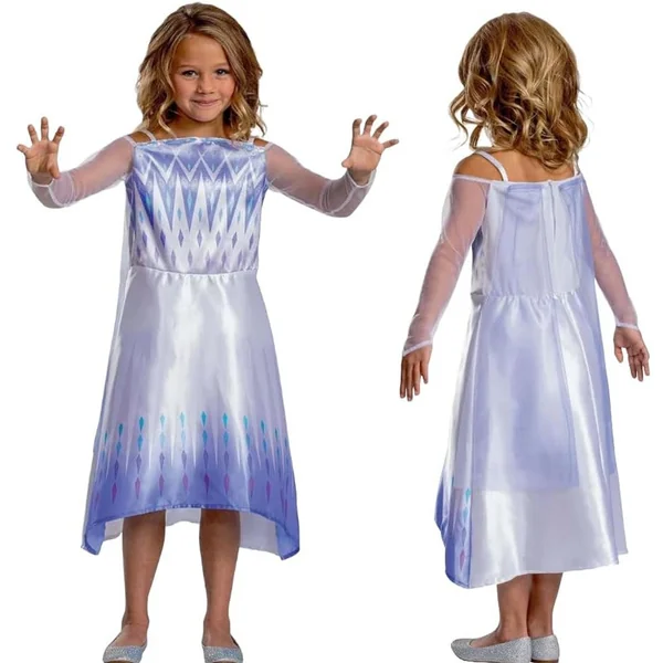 Déguisement 7-8 ans Elsa Snow Queen La Reine des Neiges 2 Classique - Jakks Pacific