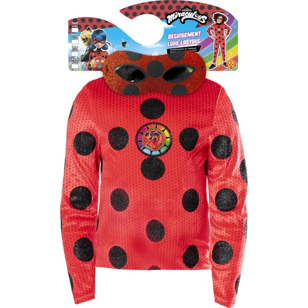 DÉGUISEMENT LUXE LADYBUG SUR CINTRE - TAILLE L 7-8 ANS