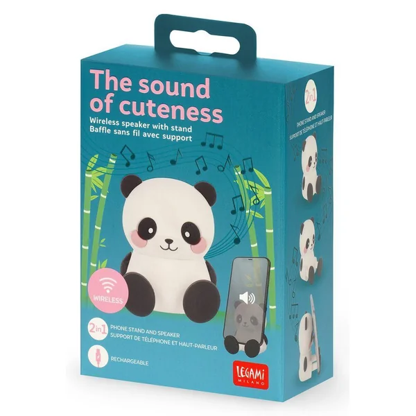 ENCEINTE SANS FIL AVEC SUPPORT - LE SON DE LA MIGNONNERIE - PANDA