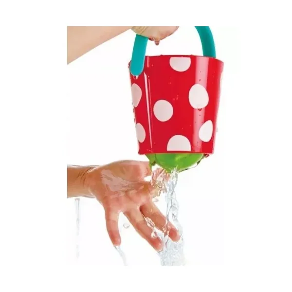 Ensemble de seaux colorés - jouets de bain Hape - LaPouleAPois.fr