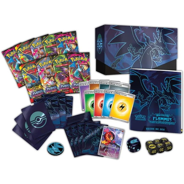 ETB Pokémon Flammes Fantasmagoriques ME 2 TROU sur le scellage – Coffret Dresseur D’Élite – Dracaufeu