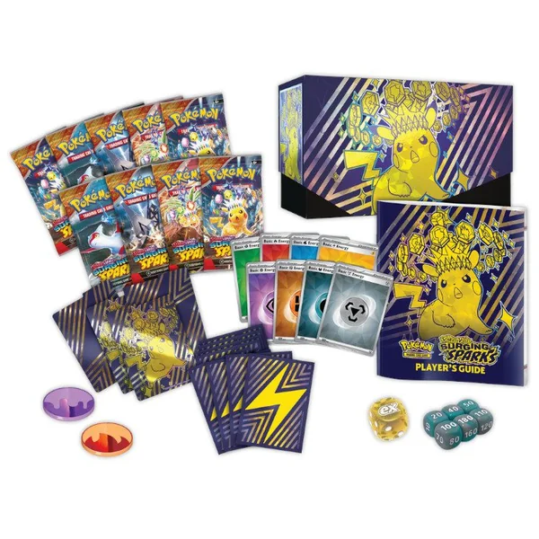 ETB Pokémon Étincelles Déferlantes EV 8 – Coffret Dresseur D’Élite