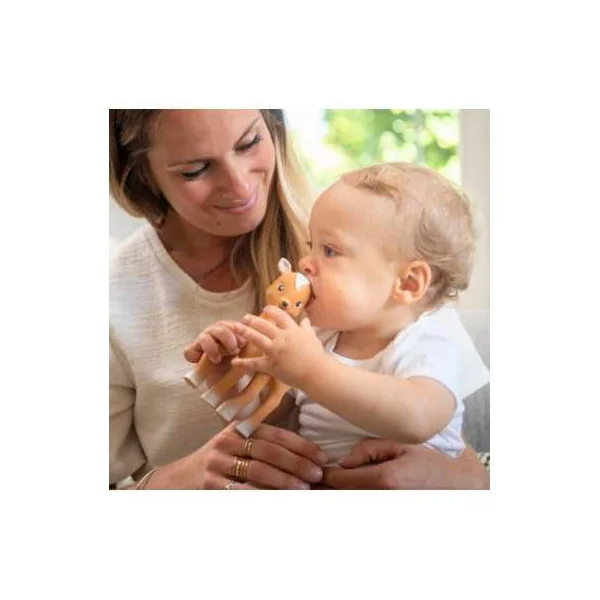 Fanfan le Faon Vulli - Jouet d'Éveil en Caoutchouc Naturel dès 0m