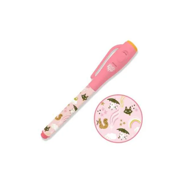 Feutre Magique Lucille Djeco - Stylo à Encre Invisible et Lampe UV