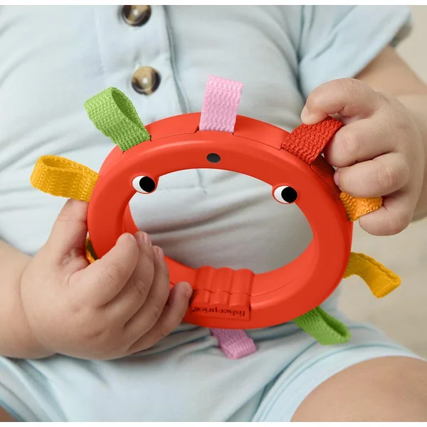 FISHER PRICE - HOCHET COLORE - EASY GRASP RATTLE - FLOWER