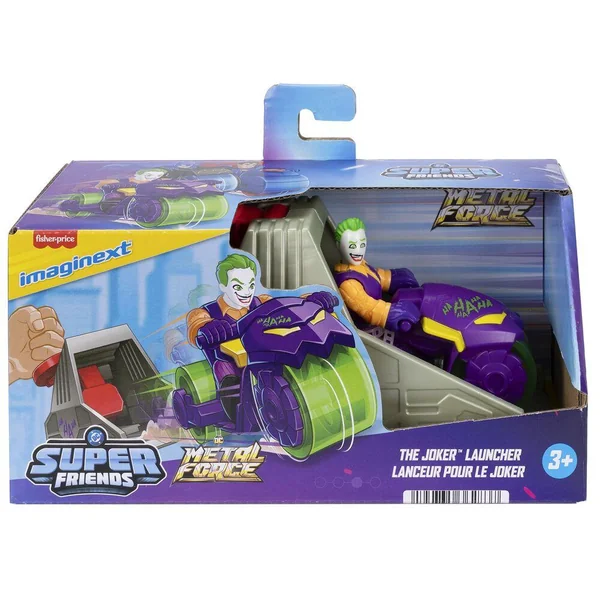FISHER PRICE - IMAGINEXT SUPER FRIENDS METAR FORCE LANCEUR POUR LE JOKER