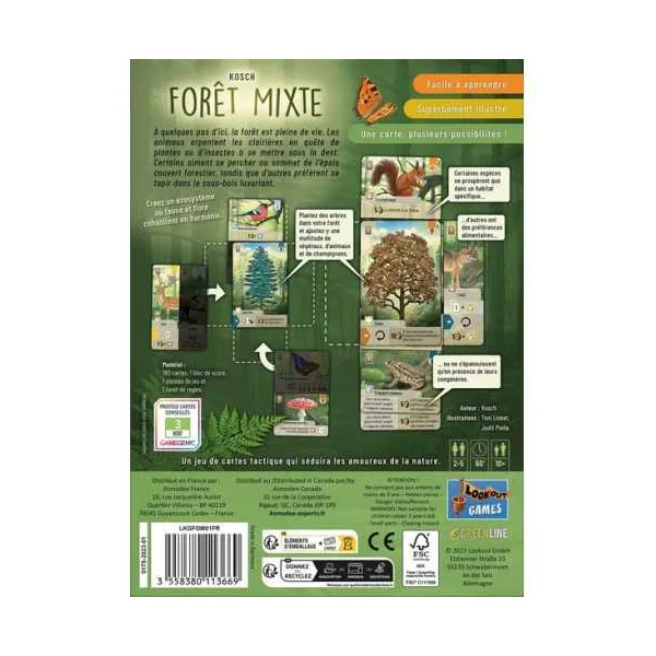 Forêt Mixte - Jeu de stratégie et de gestion de main