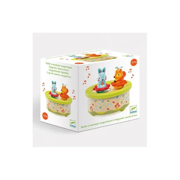 Friends Melody - Djeco - Boîte à Musique Magnétique Bébé