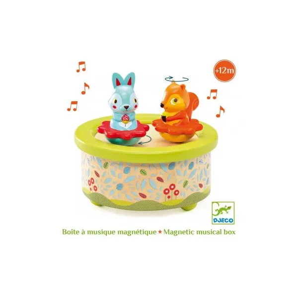 Friends Melody - Djeco - Boîte à Musique Magnétique Bébé