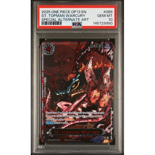 God Pack OP13 Les Cinq Doyens Gorosei ANGLAIS – Numéros consécutifs – PSA 10