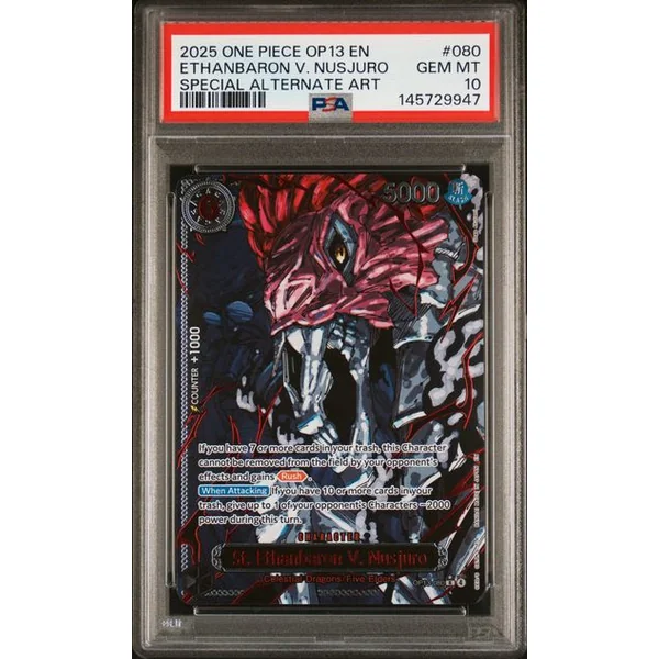 God Pack OP13 Les Cinq Doyens Gorosei ANGLAIS – Numéros consécutifs – PSA 10