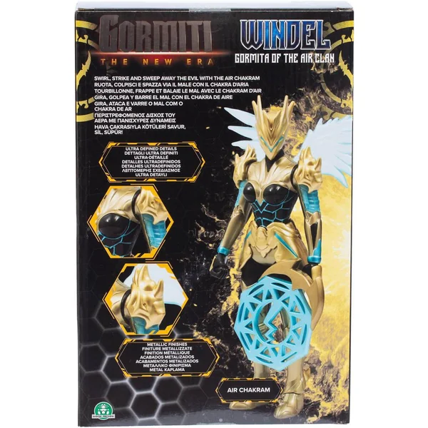 GORMITI - FIGURINE ARTICULEE DE 27 CM GORMITI AVEC ARME - AIR