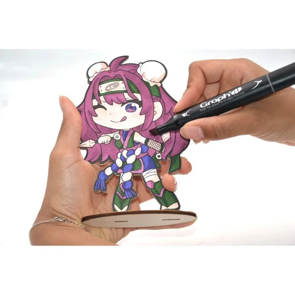 GRAPH'IT Chibis Kit coloriage figurine Kunoichi