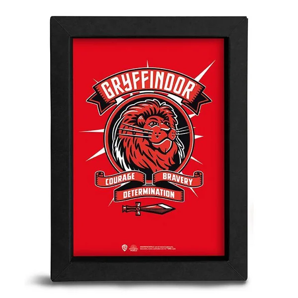 HARRY POTTER - CADRE KRAFT 15X20CM - POP COLOR - GRYFFONDOR X8*