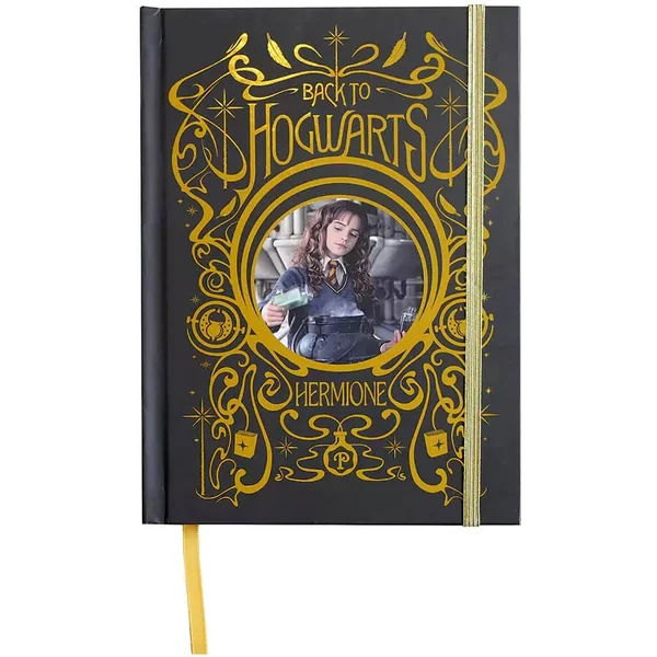 HARRY POTTER - CARNET RIGIDE ET MARQUE-PAGE - HERMIONE ET SES SORTS
