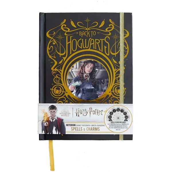HARRY POTTER - CARNET RIGIDE ET MARQUE-PAGE - HERMIONE ET SES SORTS