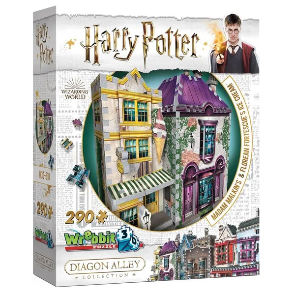 HARRY POTTER - PUZZLE 3D - MME GUIPURE ET FLORIAN FORTAROME 290 PIECES