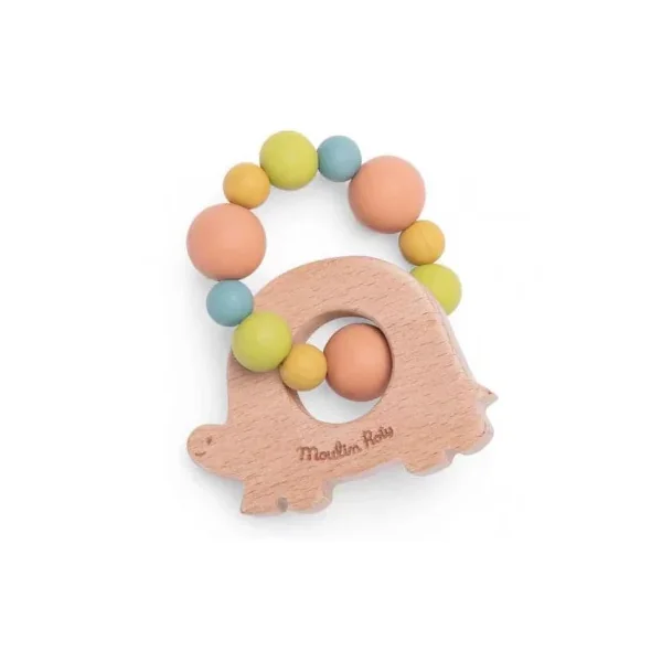 Hochet anneau de dentition tortue Trois Petits Lapins - Moulin Roty