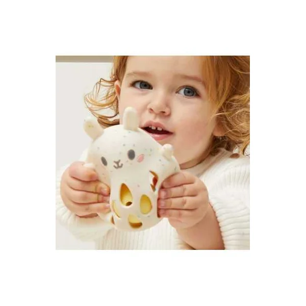 Hochet de Dentition Lapin en Silicone Tiger Tribe - Dès la naissance