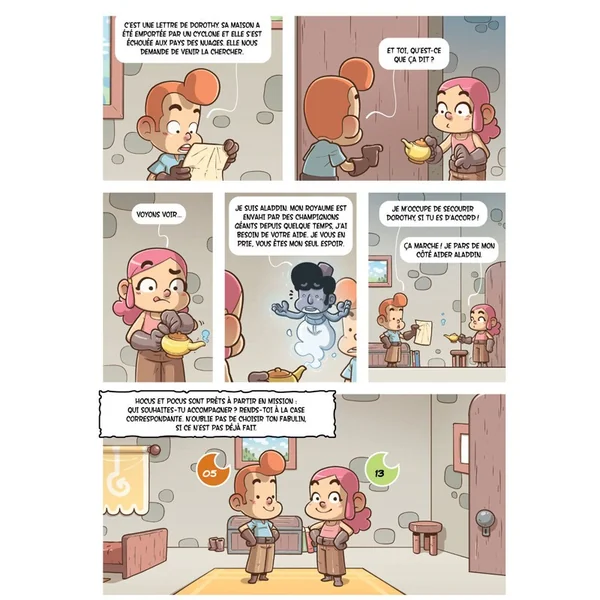 Hocus Pocus Minus : Tempête et Champignons - La BD dont tu es le Petit Héros