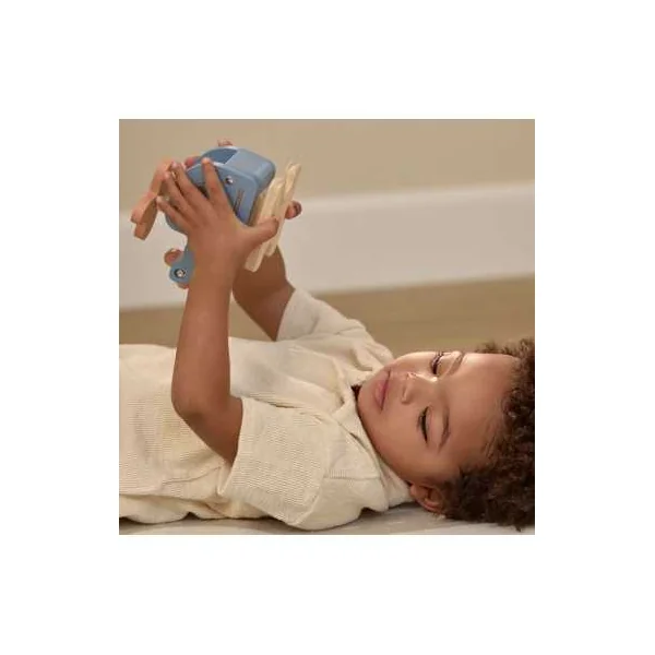 Hélicoptère avec figurine - Little Dutch - Jouet en bois - Dès 18 mois