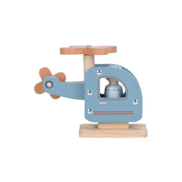 Hélicoptère avec figurine - Little Dutch - Jouet en bois - Dès 18 mois
