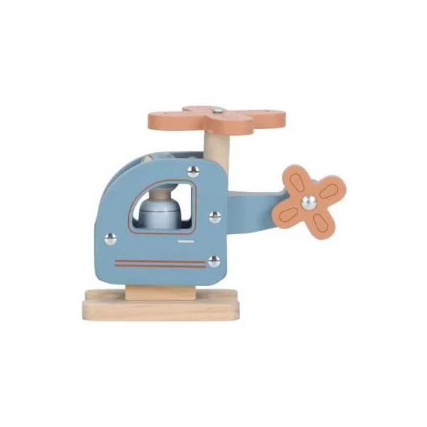 Hélicoptère avec figurine - Little Dutch - Jouet en bois - Dès 18 mois