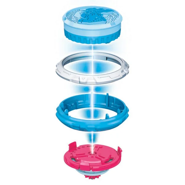 INFINITY NADO - STARTER BATTLE SET 2 LANCEURS DRAGON + 2 TOUPIES METAL