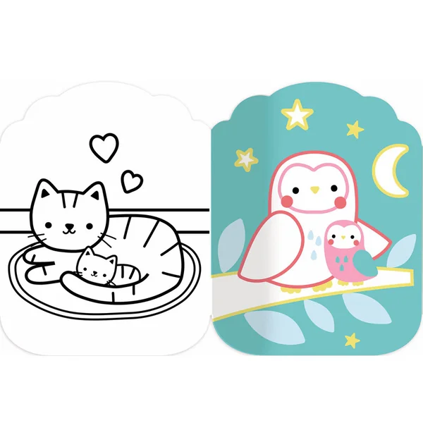 Je colorie sans dépasser : Les bébés animaux - Auzou