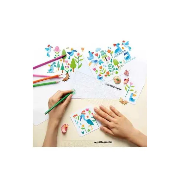 Je dessine pas à pas avec le griffographe dans la forêt - Auzou