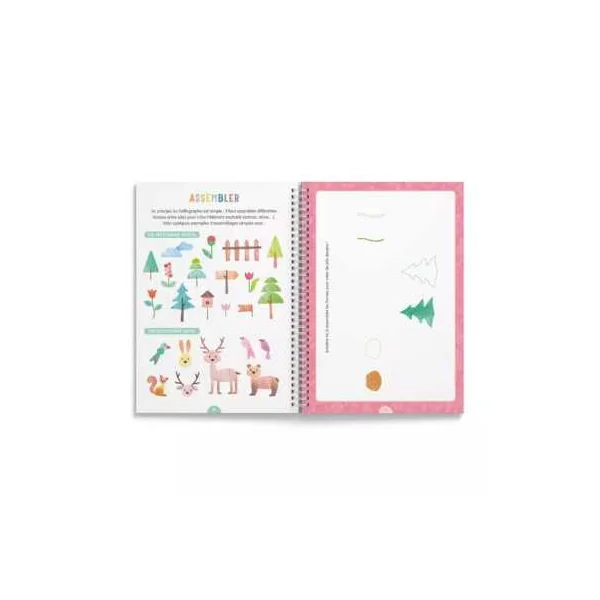 Je dessine pas à pas avec le griffographe dans la forêt - Auzou