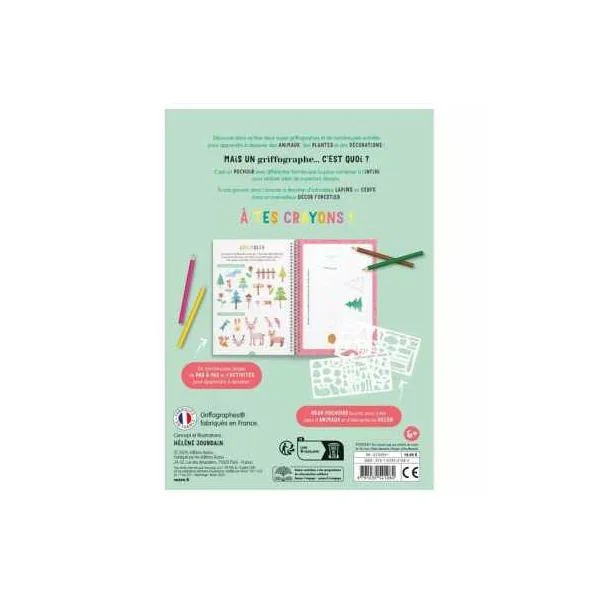 Je dessine pas à pas avec le griffographe dans la forêt - Auzou