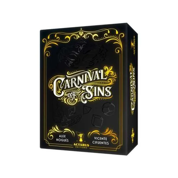 Jeu Carnival of Sins - Jeu de dés et de cartes - Dès 10 ans