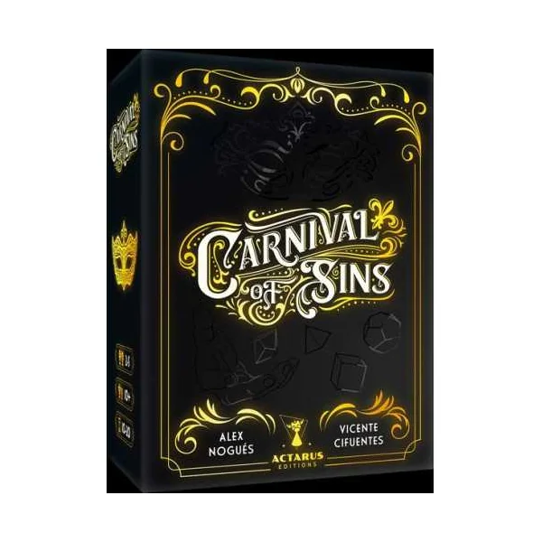 Jeu Carnival of Sins - Jeu de dés et de cartes - Dès 10 ans