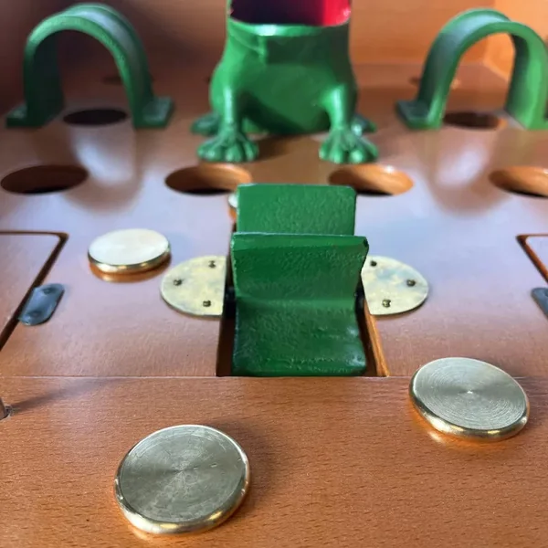 Jeu de 12 palets Grenouille en laiton diamètre 40 mm - Cadetel