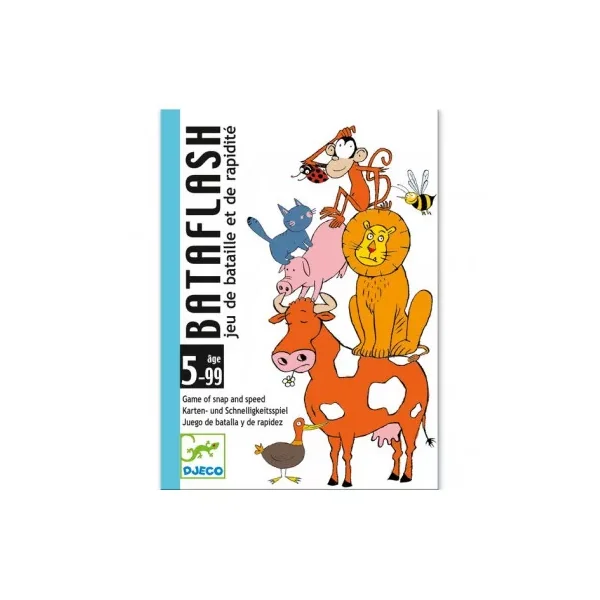 Jeu de carte Bataflash - jeu de bataille - Djeco - LaPouleAPois.fr