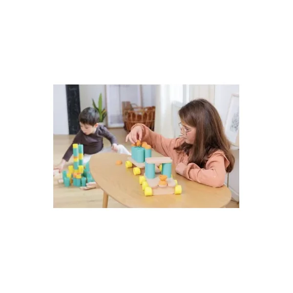 Jeu de Construction Stix Oppi - Kit 60 pièces | Dès 2 ans
