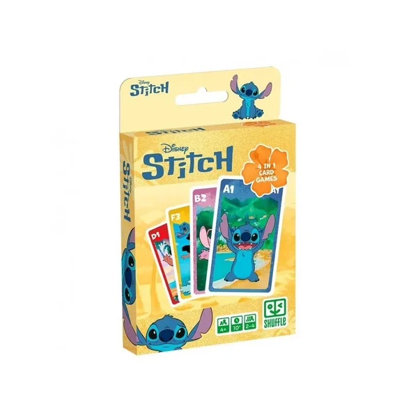 Jeu de familles 4 en 1 Stitch (Eco format) - Shuffle