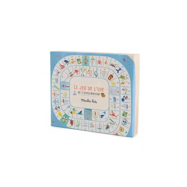 Jeu de l'oie de l'explorateur Le Jardin du Moulin - Moulin Roty
