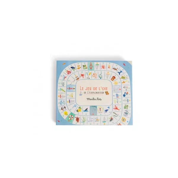 Jeu de l'oie de l'explorateur Le Jardin du Moulin - Moulin Roty